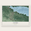 Cicero, New York map print, the full design