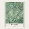Randolph, New Jersey map print, the full design