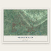 Bridgewater, New Jersey map print, the full design