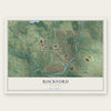 Rockford, Minnesota map print, the full design