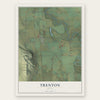 Trenton, Utah map print, the full design