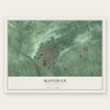 Mayodan, North Carolina map print, the full design