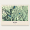 Rowe, Massachusetts map print, the full design
