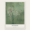 Skidmore, Missouri map print, the full design