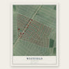 Westfield, Maryland map print, the full design