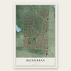 Reedurban, Ohio map print, the full design