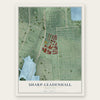 Sharp-Leadenhall, Maryland map print, the full design