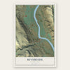 Riverside, Washington map print, the full design