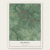 Mantua, New Jersey map print, the full design