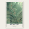 Wellersburg, Pennsylvania map print, the full design