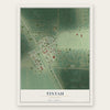Tintah, Minnesota map print, the full design