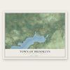 Town of Brooklyn, Green Lake County, Wisconsin map print, the full design