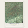 Lower Macungie, Pennsylvania map print, the full design