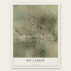 Kit Carson, Colorado map print, the full design