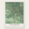 East Coventry, Pennsylvania map print, the full design