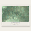 Covington, New York map print, the full design