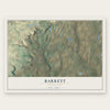 Barrett, Pennsylvania map print, the full design