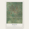 McLean, Texas map print, the full design