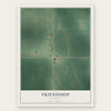 Friendship, Oklahoma map print, the full design