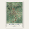 Mount Carroll, Illinois map print, the full design