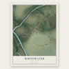 Whitewater, Missouri map print, the full design
