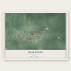 Fordyce, Arkansas map print, the full design