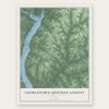 Georgetown-Quitman County, Georgia map print, the full design