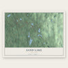 Sand Lake, New York map print, the full design