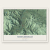 Middleburgh, New York map print, the full design