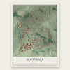 Scottdale, Georgia map print, the full design