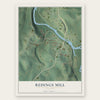 Redings Mill, Missouri map print, the full design