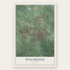 Winchester, Kentucky map print, the full design