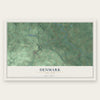 Denmark, New York map print, the full design