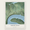Arrow Point, Missouri map print, the full design