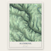 Rathbone, New York map print, the full design