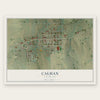 Calhan, Colorado map print, the full design