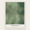 Moundville, Missouri map print, the full design