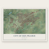 Sun Prairie, Wisconsin map print, the full design