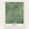Hudson, Texas map print, the full design