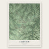 Fairview, Tennessee map print, the full design