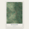 Mantachie, Mississippi map print, the full design