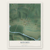 Ritchey, Missouri map print, the full design