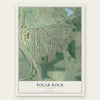 Polar Rock, Georgia map print, the full design