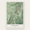 Franconia, Virginia map print, the full design