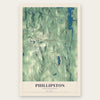 Phillipston, Massachusetts map print, the full design