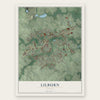 Lilburn, Georgia map print, the full design