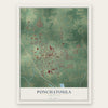 Ponchatoula, Louisiana map print, the full design