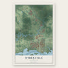 D'Iberville, Mississippi map print, the full design