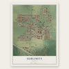 Sublimity, Oregon map print, the full design