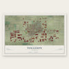 Tolleson, Arizona map print, the full design